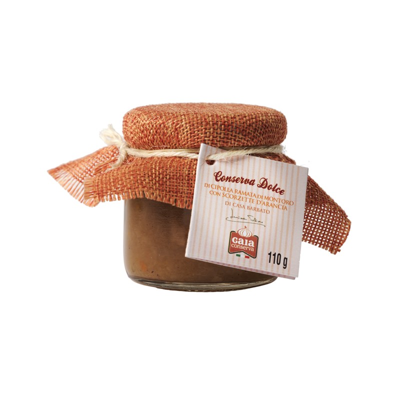 Conserva dolce Cipolla Ramata con scorzette d'arancia 110 gr